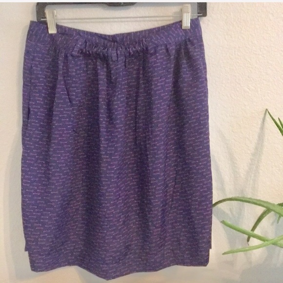 Purple Silky Xhilaration Women’s Pocket Skirt Keys - Picture 3 of 3